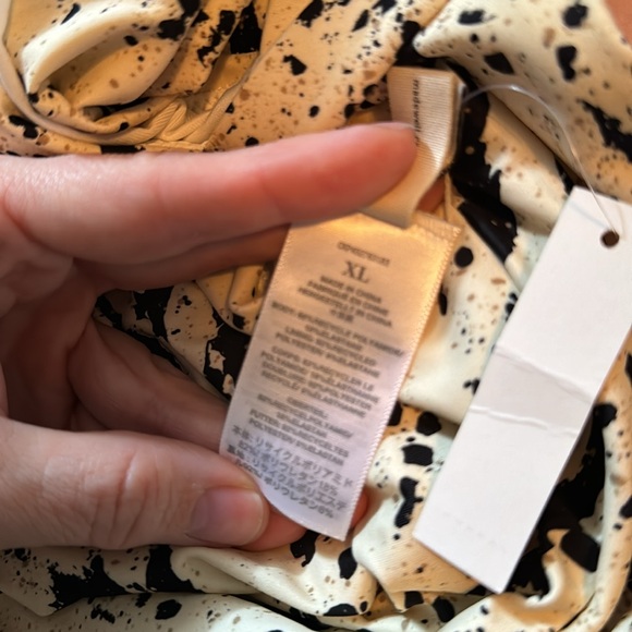 *NEW* MADEWELL SECOND WAVE MAILLOT SPECKLED TIGER ONE PIECE SWIMSUIT XL - Picture 11 of 11